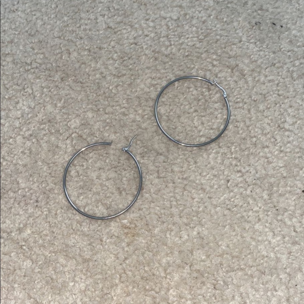 hoop earrings